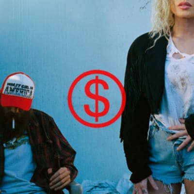 Album cover for WOR$T GIRL IN AMERICA