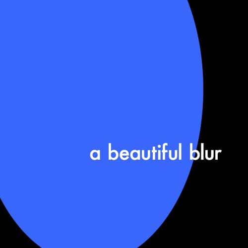 a beautiful blur cover