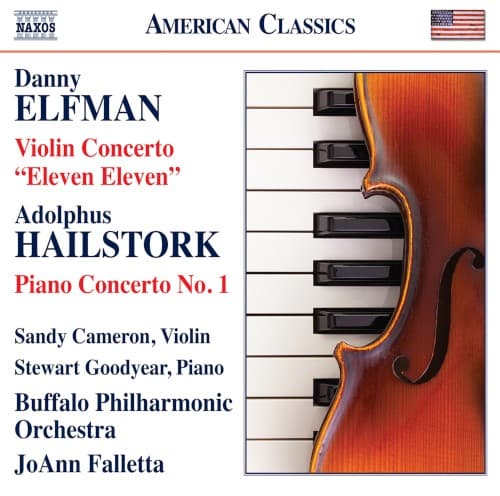 Danny Elfman: Violin Concerto “Eleven Eleven” / Adolphus Hailstork: Piano Concerto no. 1 cover